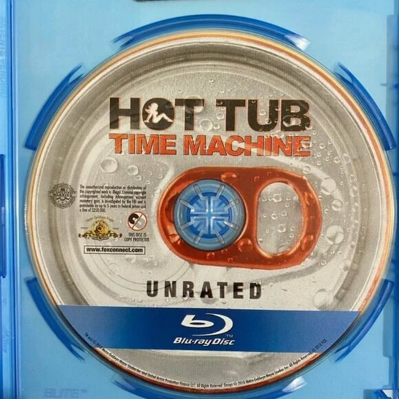 🔴2/$10 SALE🔴 Hot Tub Time Machine Unrated Blu-ray Disc - Picture 2 of 2